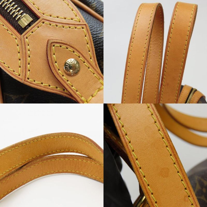 Louis Vuitton Handbag Stresa PM M51186 Monogram Nubuck Brown Shoulder Casual