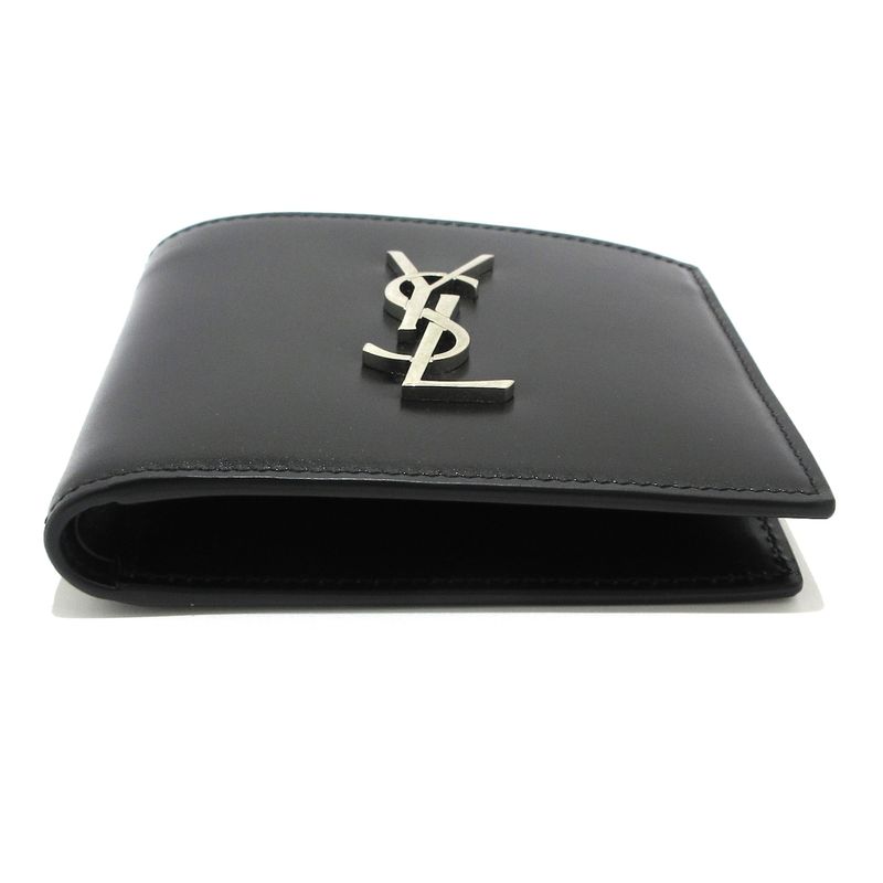 Saint Laurent Paris Wallet - 453276 Black Leather