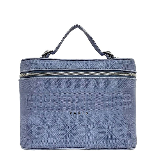 Christian Dior Handbag Vanity Bag Light Blue