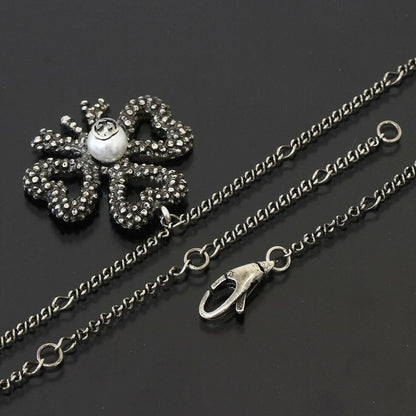 Gucci Clover Fake Pearl Design Necklace Pendant