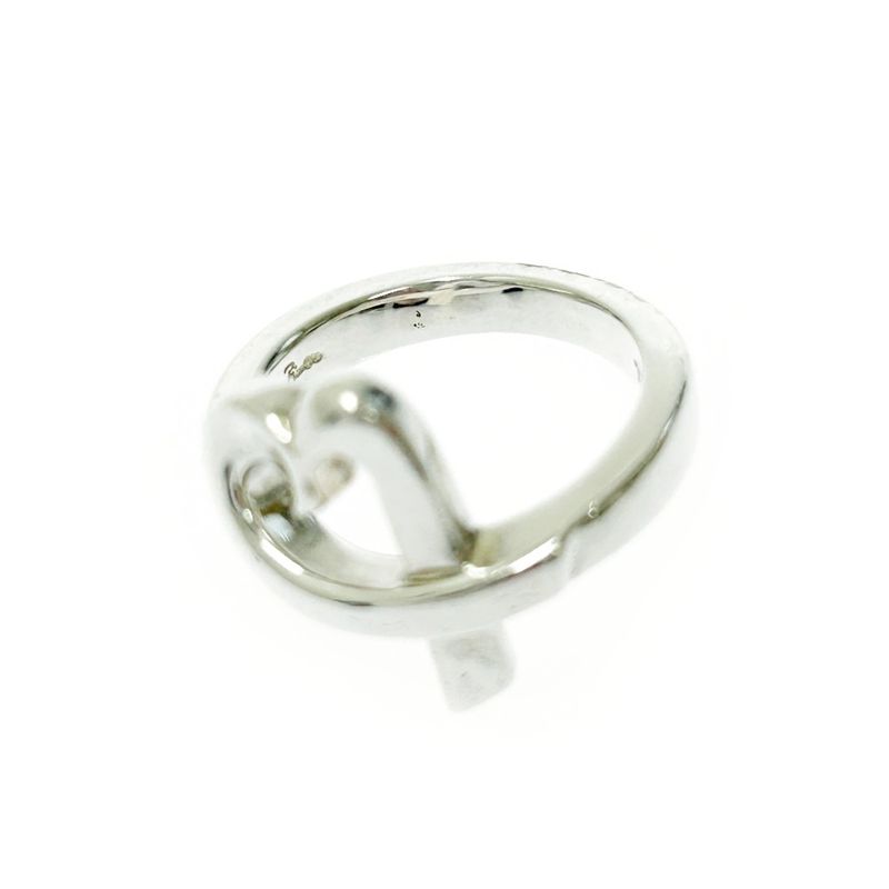 Tiffany & Co Silver Loving Heart Ring 4.3g 925 Engraved 396486 Ring