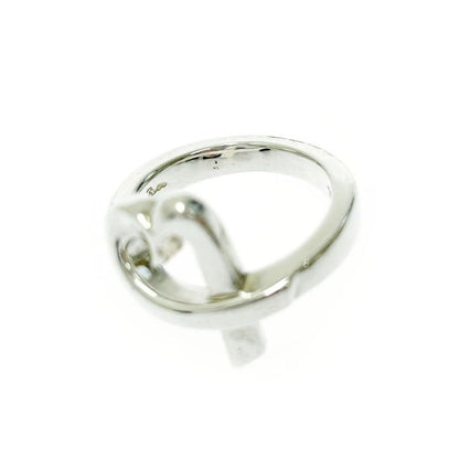 Tiffany & Co Silver Loving Heart Ring 4.3g 925 Engraved 396486 Ring