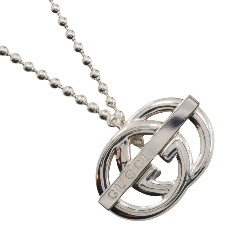 Gucci Interlocking G Silver 925 Ladies 39.2g Necklace