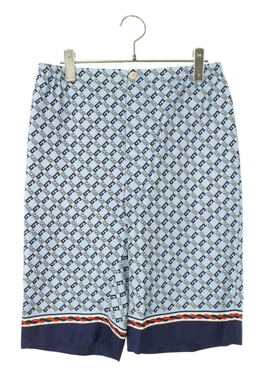 Gucci 672698 Zamzy Logo Allover Half Pants Men's 44