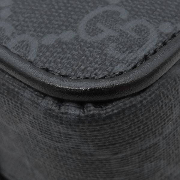 Gucci Shoulder Bag GG Black Small GG Supreme Canvas Black Silver Hardware Black