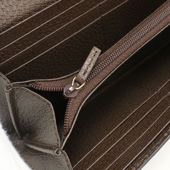 Gucci GG Continental Wallet Ophidia 523153 Long Wallet With Di-fold Coin Purse
