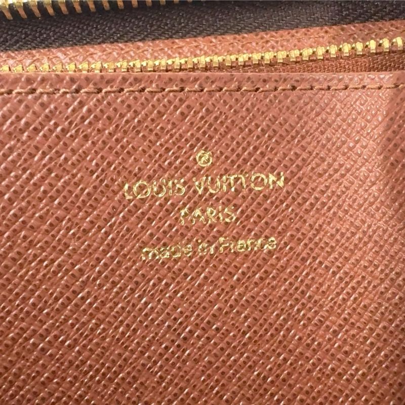 Louis Vuitton Zippy Wallet Monogram RFID Compatible PVC Brown Round Zipper Long
