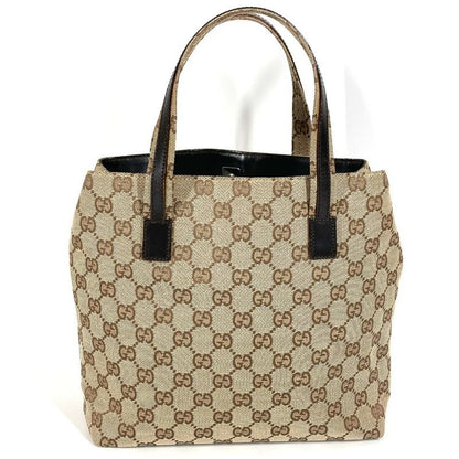 Gucci Handbag GG Logo 002-1080 GG Canvas/leather Beige