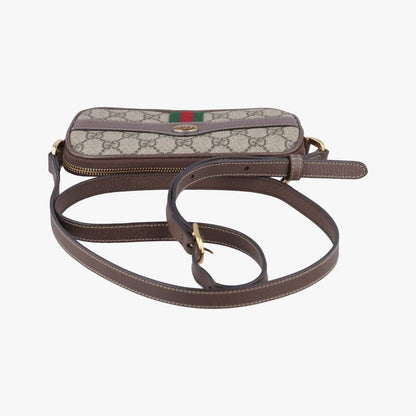 Gucci Ophidia Brown X Green X Red PVC Coated Canvas X Leather 598664