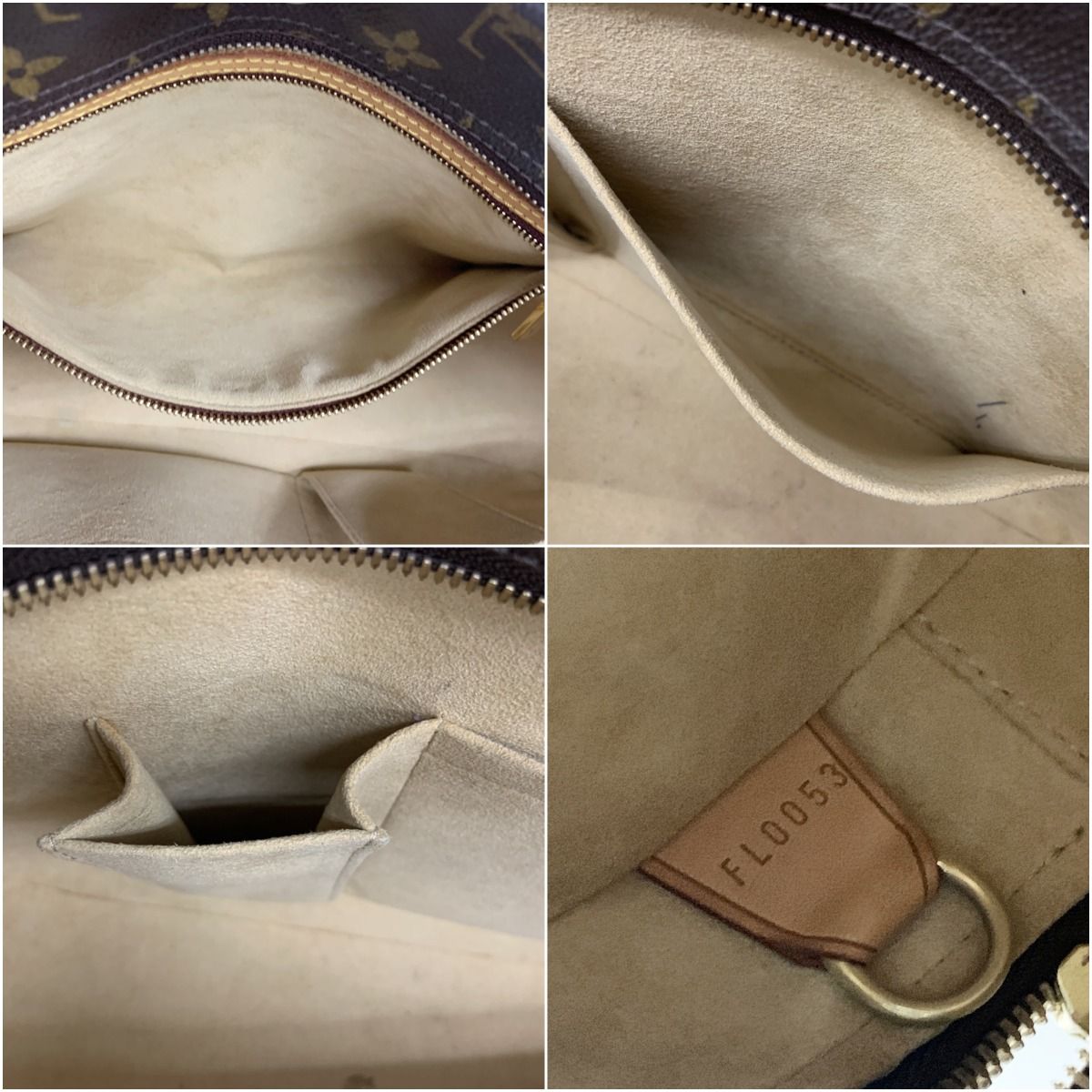 Louis Vuitton Monogram Shite GM Monogram Shite Shoulder Bag M51181 Brown