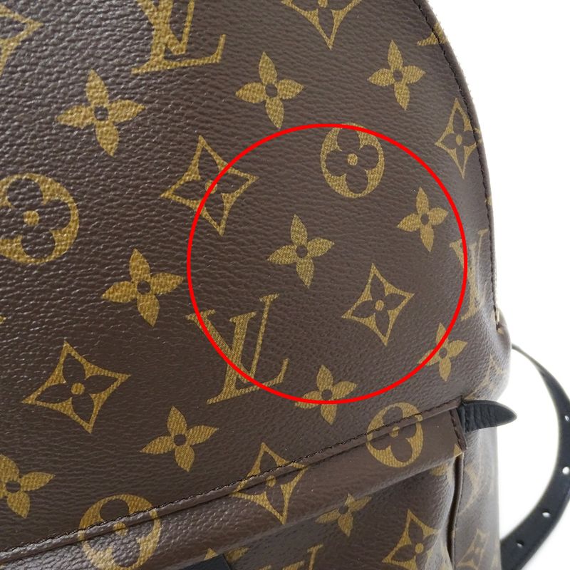 Louis Vuitton Bag Monogram Women's Men's Branded Backpack Palmsp Rings Backpack