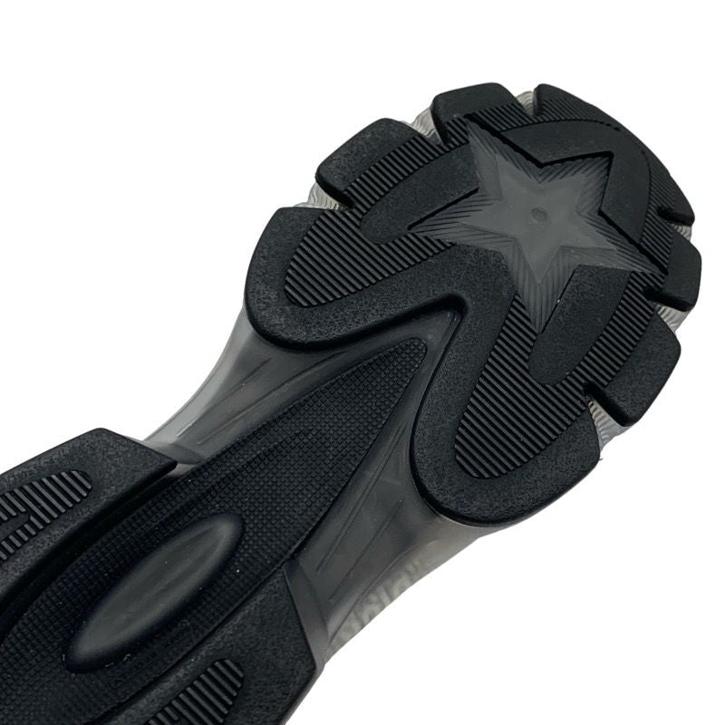 Christian DIOR Vibe Sneakers Shoes Leather Rubber Black White Black Logo Mesh