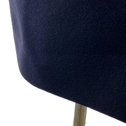 Celine | Phoebe Period Egg Crombie Coat Fully Lined | 38 | Navy | Women