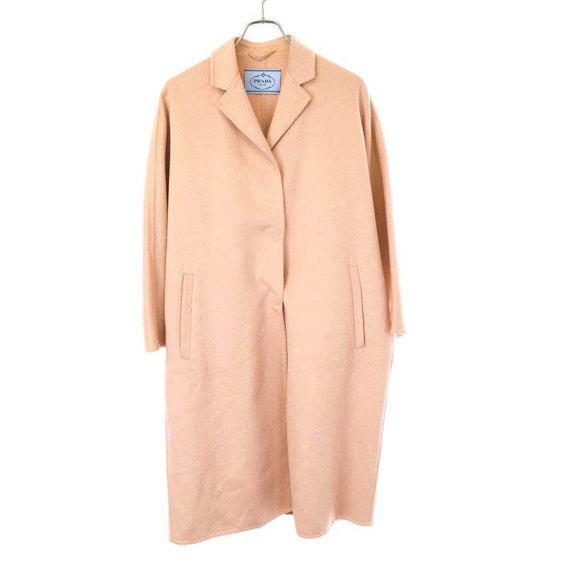 Prada 21ss Wool Coat P692nl Pink 36