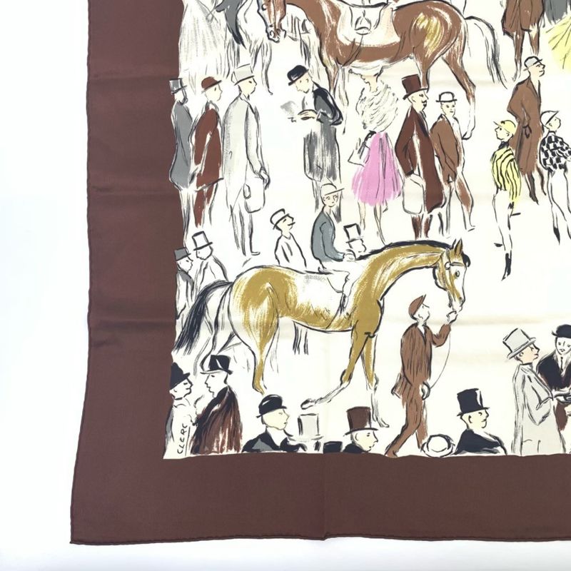 Hermes Carre 90 Silk Scarf Paddock
