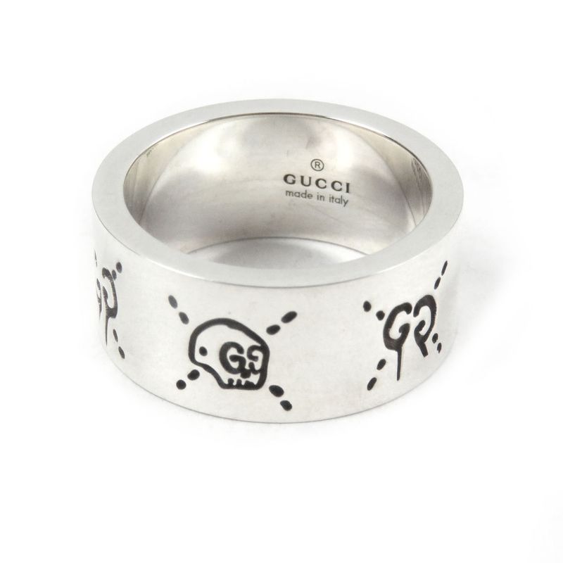 Gucci 455318 Ghost Ring - Ring Accessories Sv925 Silver 15 (size 14 Equivalent)