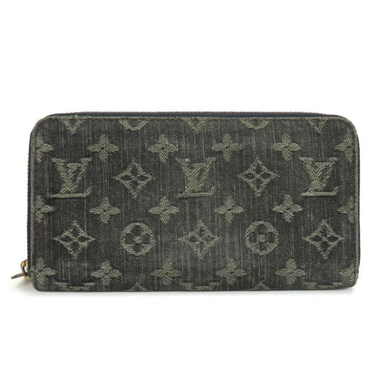 Louis Vuitton Long Wallet Zippy Wallet M95614 Round Zipper Monogram Denim Noir