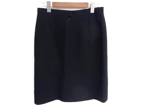 Chanel 96A P08091v04977 Coco Mark Wool Setup Jacket Skirt 42