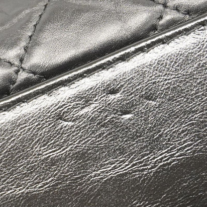 Chanel Shoulder Bag Gabrielle De Leather Black Gold/silver Hardware Women