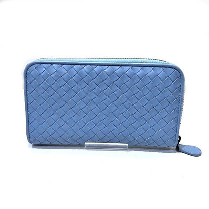 Bottega Veneta Intrecciato Round Zipper Long Wallet Unisex