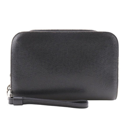 Louis Vuitton Baikal M30182 Taiga Ardoise Black Vi0094 Men's Second Bag