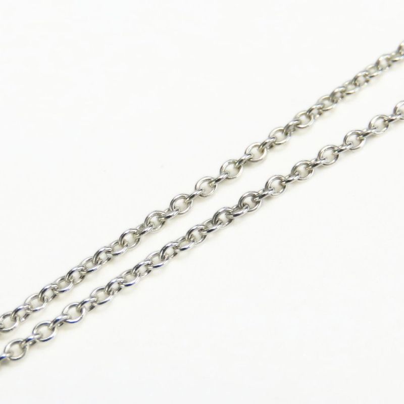 Tiffany & Co Necklace Open Heart 925 Silver Approx 2.3g Silver Accessories