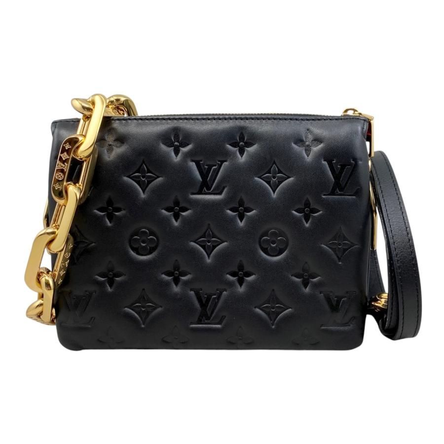 Louis Vuitton Handbag Shoulder Bag Coussin BB M21259 Monogram Lamb Leather Noir