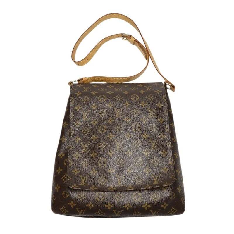 Louis Vuitton M51256 Monogram Crossbody Shoulder Musette Shoulder Bag Louis