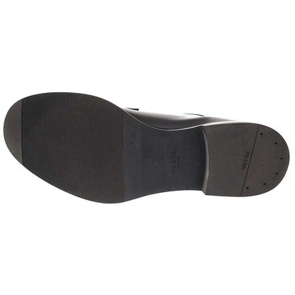 Prada Lace-Up Leather Shoes 2eg394 Black 10