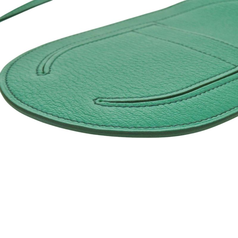 Hermes In The Loop Togo PM Vaux Epson Vert Jade Engraved D (2019) Green 0282