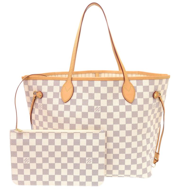 Louis Vuitton New Shape Neverfull MM Damier Azure N41361 Tote Bag LV 0562 Louis
