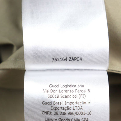 Gucci 24SS 762164 Cotton 100% Logo Embroidery Button-down Long Sleeve Shirt