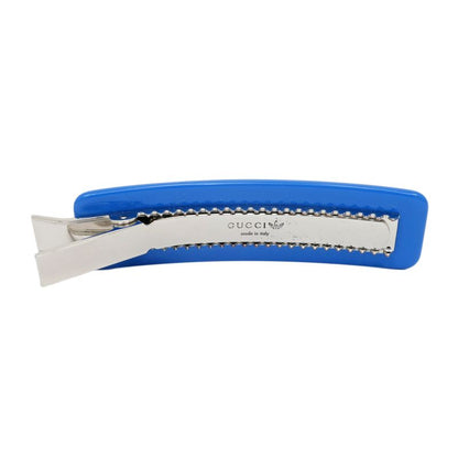 Gucci Adidas Collaboration Hair Clip Blue - Silver Color - Star