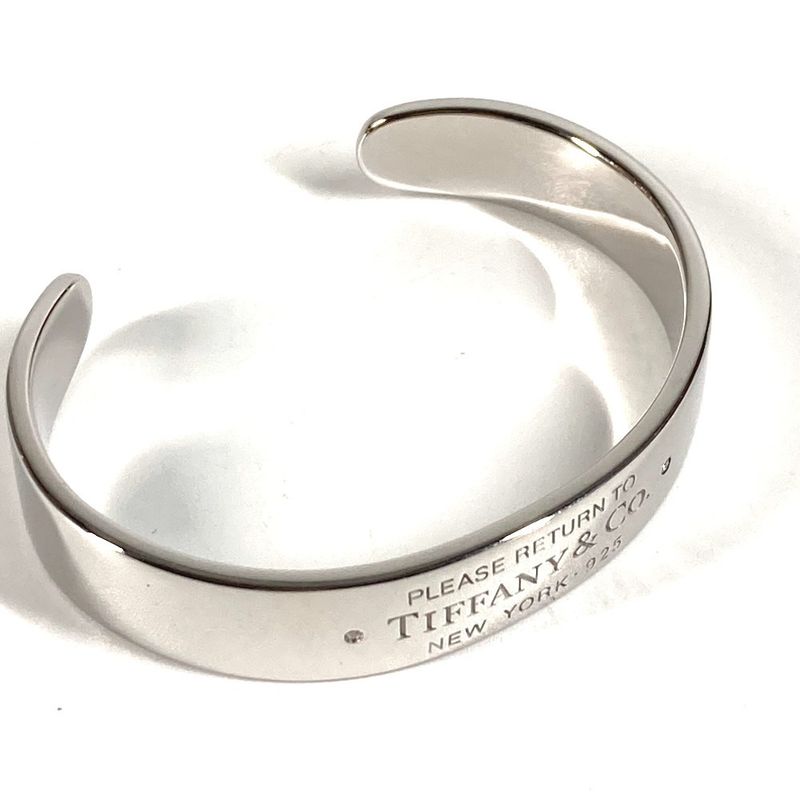 Tiffany & Co Bangle Return To Tiffany & Co Narrow Cuff Bangle Ag925 Silver