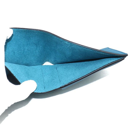 Gucci Logo Coin Wallet Bifold Wallet Blue 658681 Men's Preowned