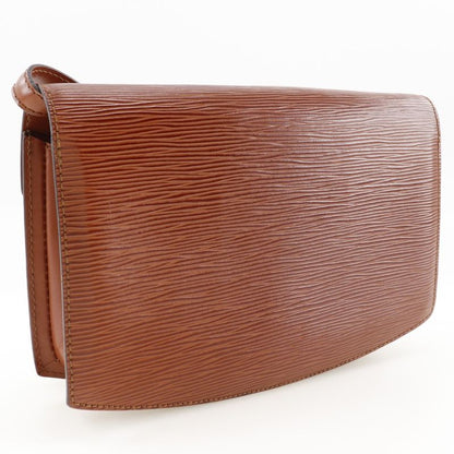 Louis Vuitton Prebour 2WAY Clutch M52563 Epi Leather Kenyan Brown Vi1921 Ladies