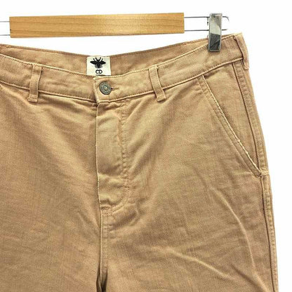 Christian DIOR - Bee Embroidered Denim Pants Denim Pants - 36 - Pink Beige -