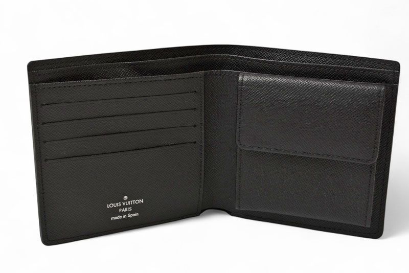 Louis Vuitton Men's Portefeuille Marco N62664 Damier Graphite Foldable Wallet