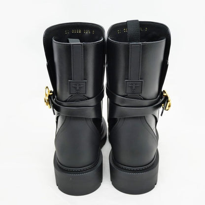 Christian Dior Empreinte Ankle BOOT Ankle Boots 37 1 2 Black Leather