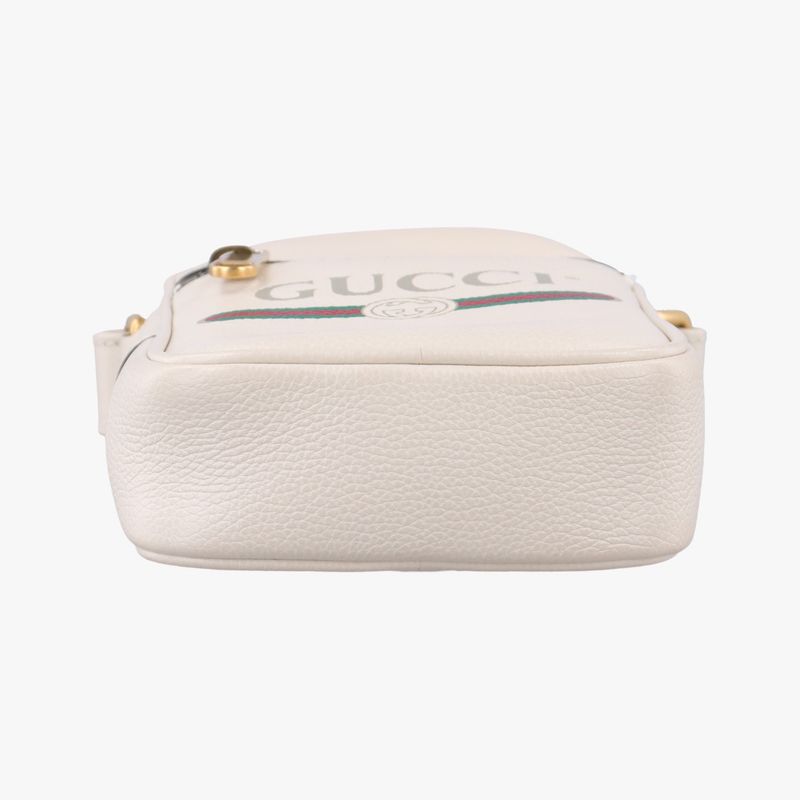 Gucci Printed Messenger White Leather 574803 A028973505