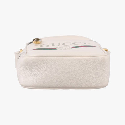 Gucci Printed Messenger White Leather 574803 A028973505