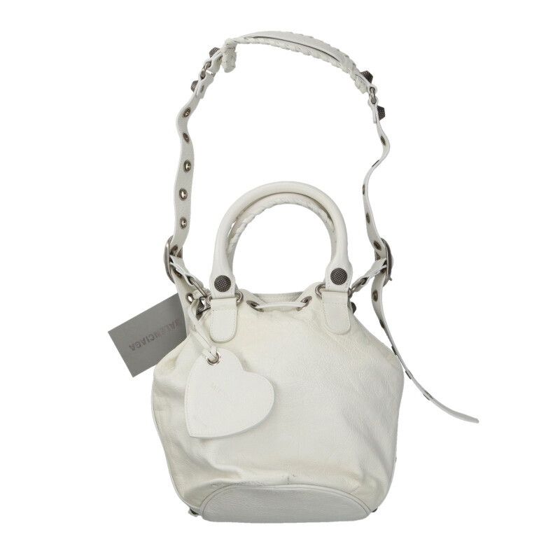 Balenciaga 702432 Lucagor XS Leather 2WAY Handbag Men's XS