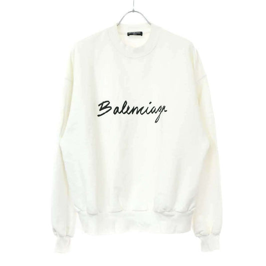 Balenciaga 22aw Leta Ring Logo Sweatshirt 697869 Tmvb5 White XS