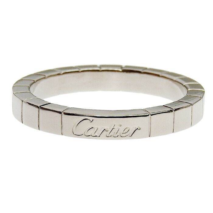 Cartier Ranier Ring 18K White Gold 750 White Gold #57 Equivalent To Size 17