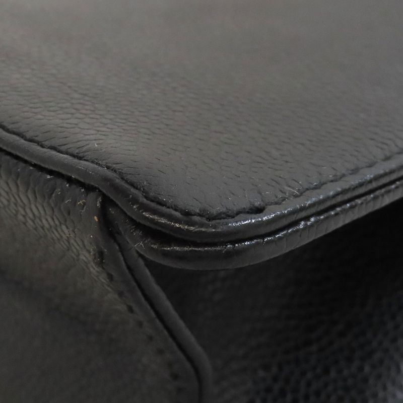 Chanel Coco Mark Gold Hardware Tote Bag Grained Calfskin Women