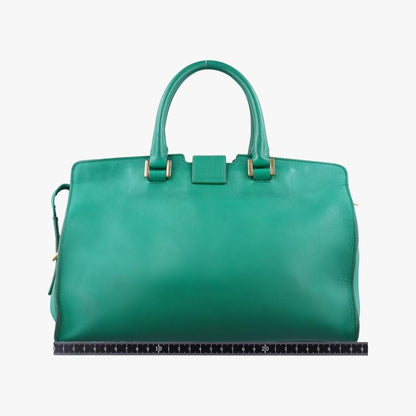 Yves Saint Laurenty Line Petit Cabas Su Green Leather 311210 311210529258