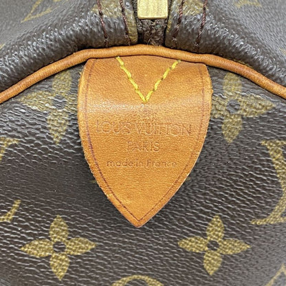 Louis Vuitton Handbag Monogram Speedy 30 M41108 Brown Ladies