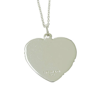 Tiffany & Co Silver Heart Necklace 8.0g 925 Engraved 417872 Necklace