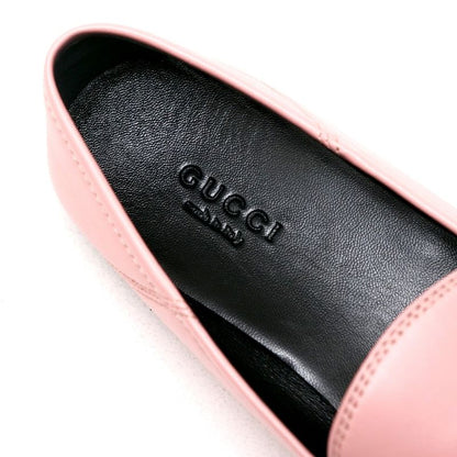 Gucci Brixton Loafers Size 37.5 Leather Horsebit Made In Italy 20250508 Ra4685