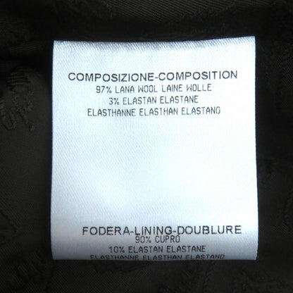 Gucci Wool Cles Button Single Tailored Jacket Gray 42 Genuine